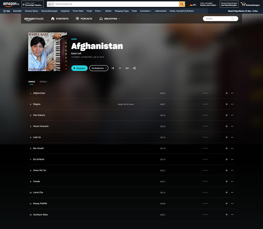 Album AFGHANISTAN